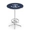 Holland Bar Stool Co 42" Chrome US Naval Academy NAVY Pub Table L216C4228USNavA - alternate 1